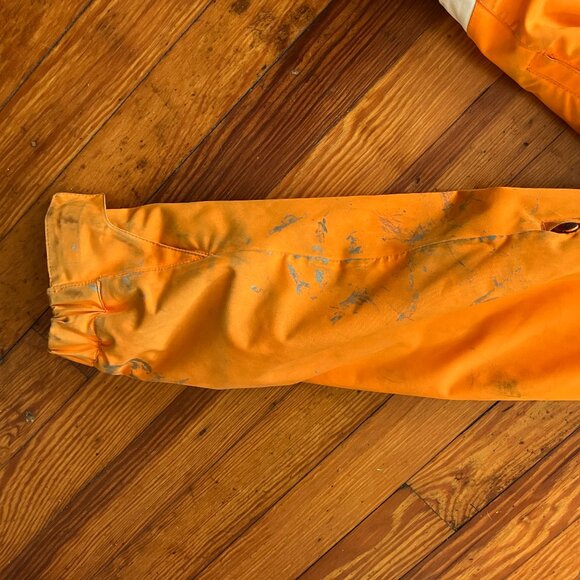 Karbon Ski Snowboard Jacket Boy Size 14 Edmund High Performance Insulated Orange - Picture 9 of 14